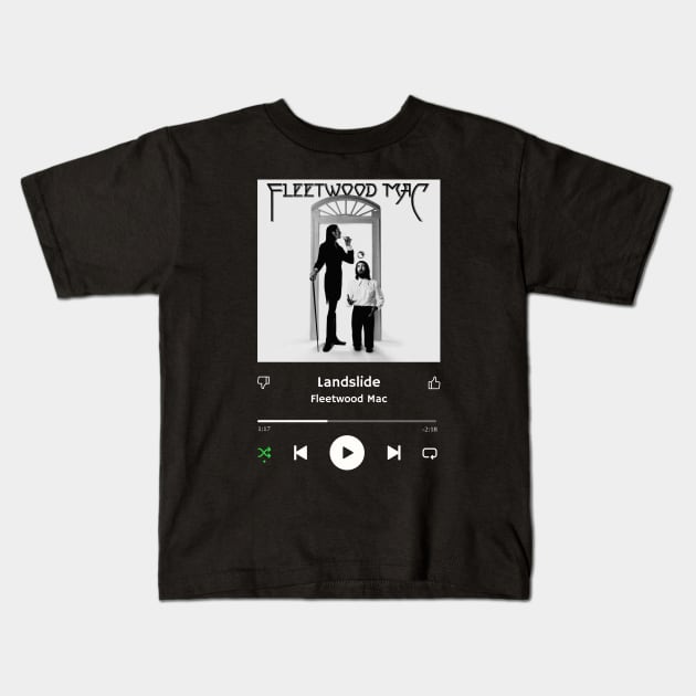 Stereo Music Player - Landslide Kids T-Shirt by Stereo Music